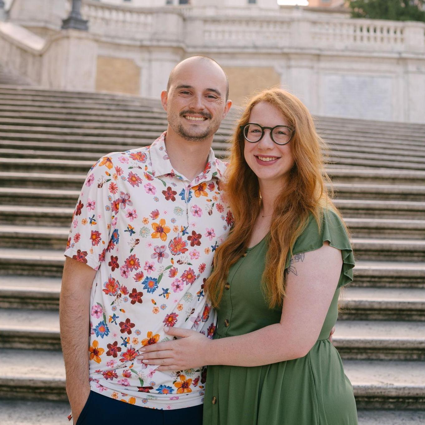 A favorite from a photoshoot in Rome, Italy. This was taken shortly before we got engaged! 8.19.2024