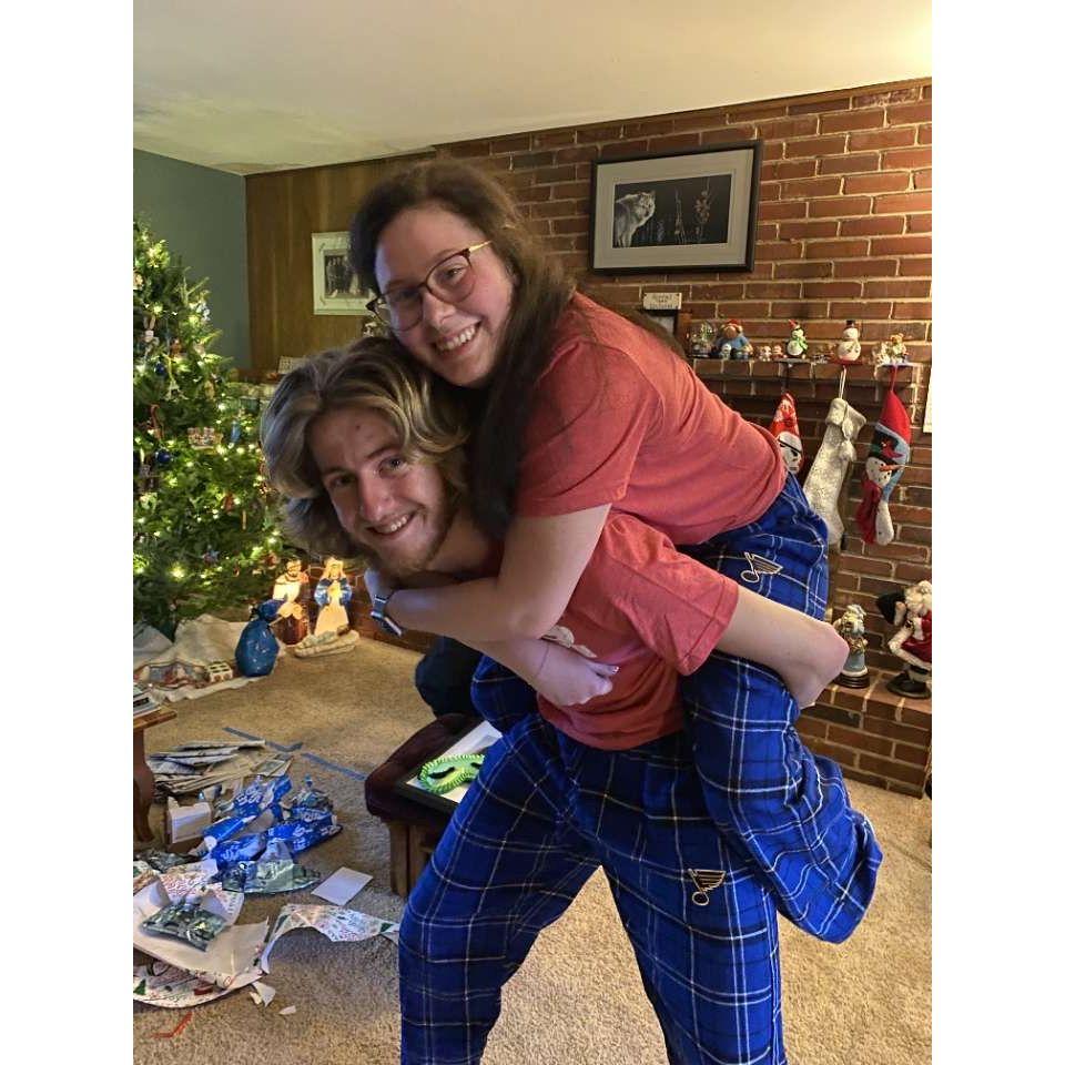 Our first Christmas Eve while engaged.