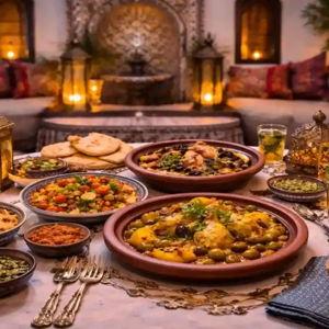 Dinner in Morocco
