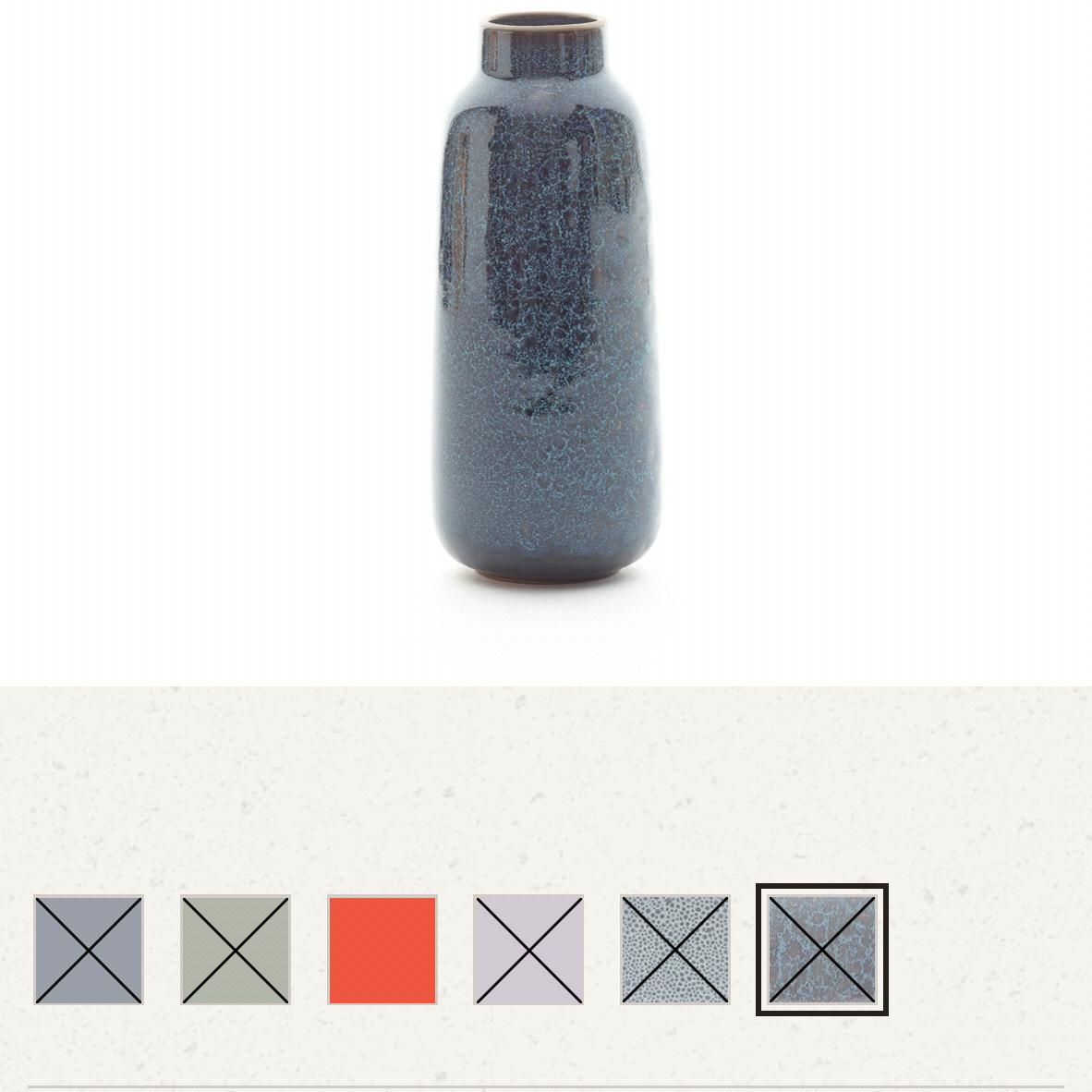 Heath Ceramics Multi-Stem Vase in Cosmos
