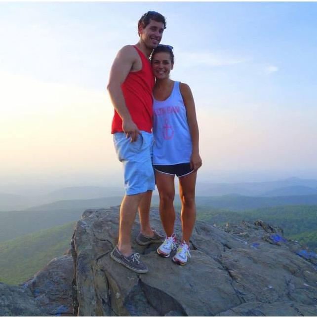 First hike together at Humpback Rock - May 2013
