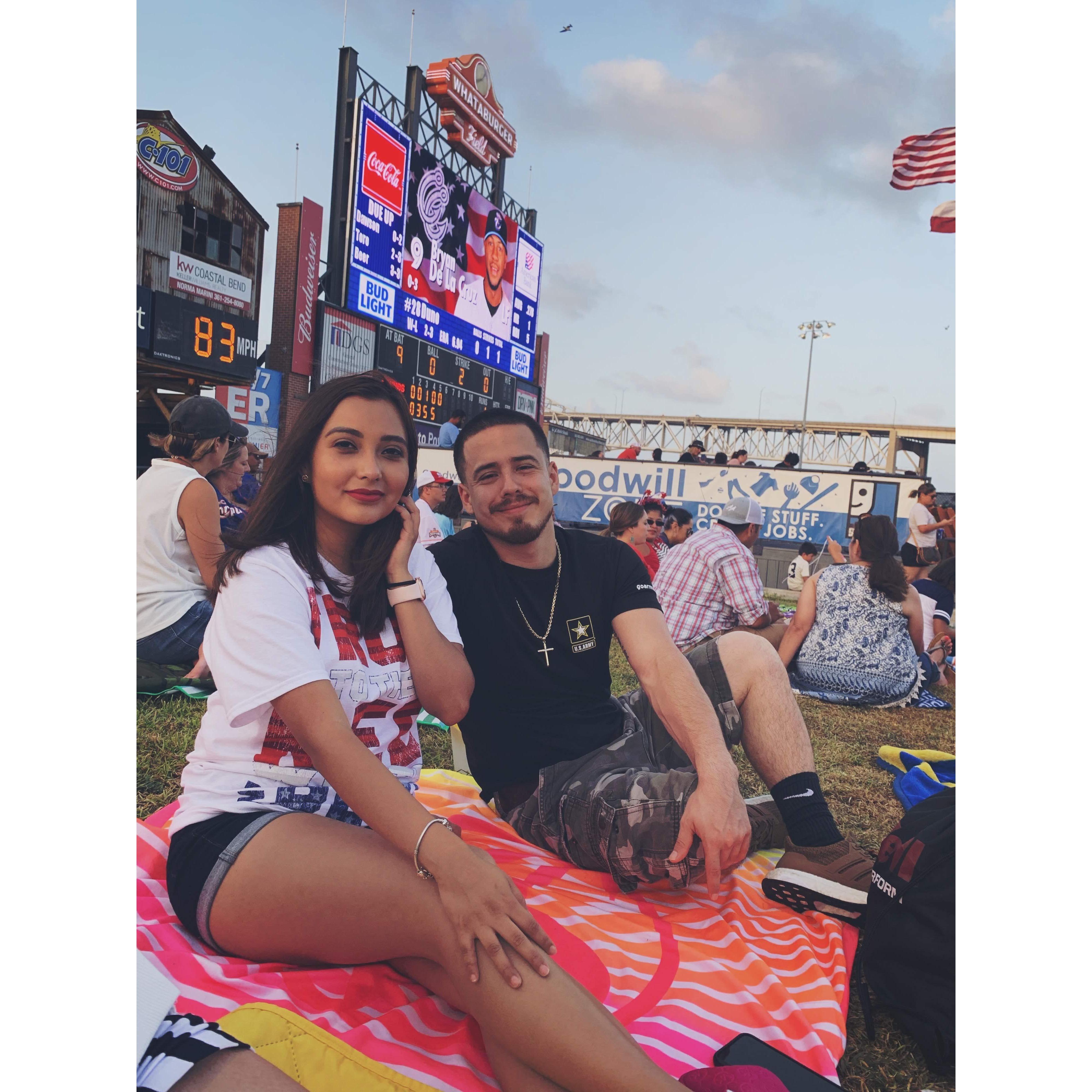 The one with the Fourth of July Fireworks. Corpus Christi, Texas. July 4th, 2019.