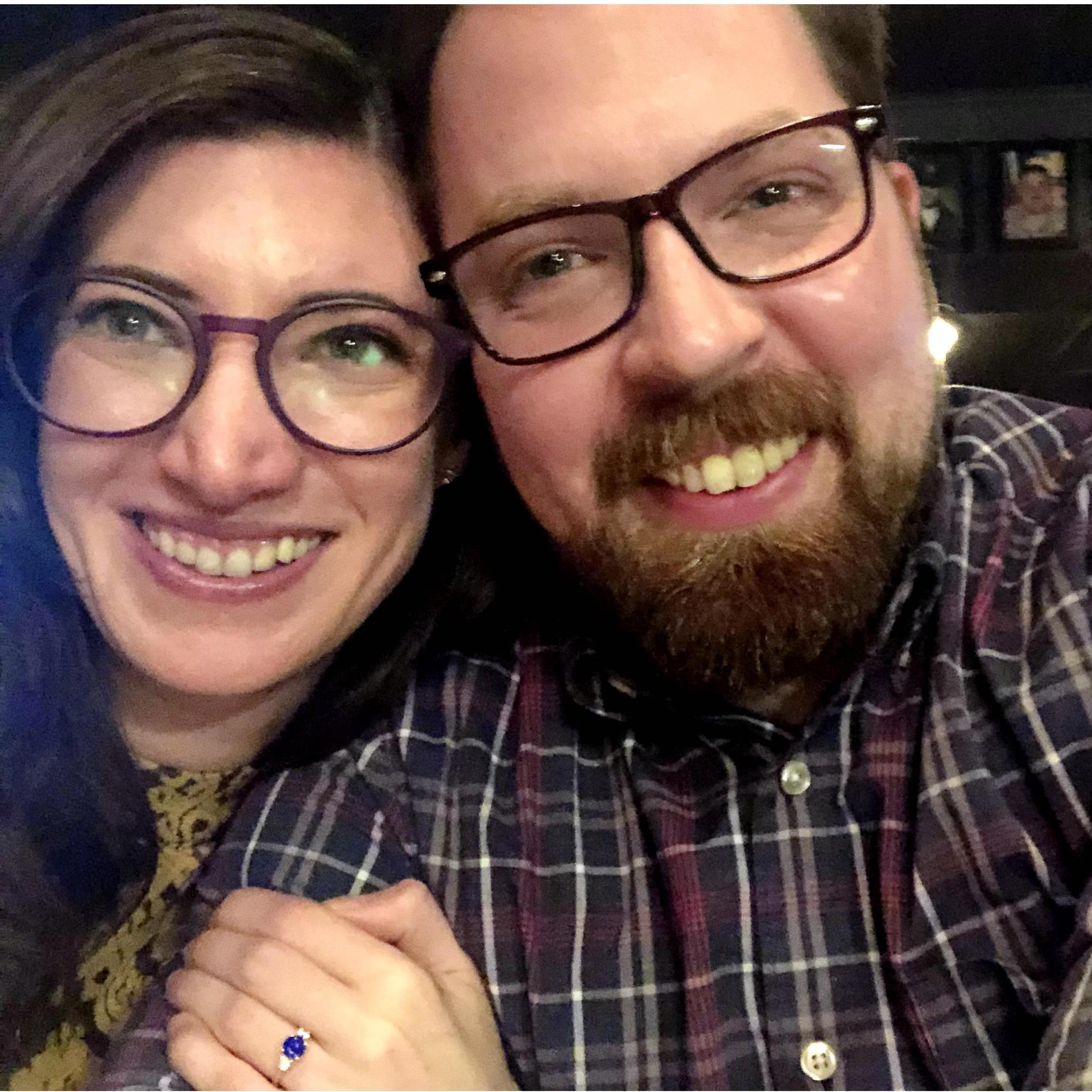 Night we got engaged