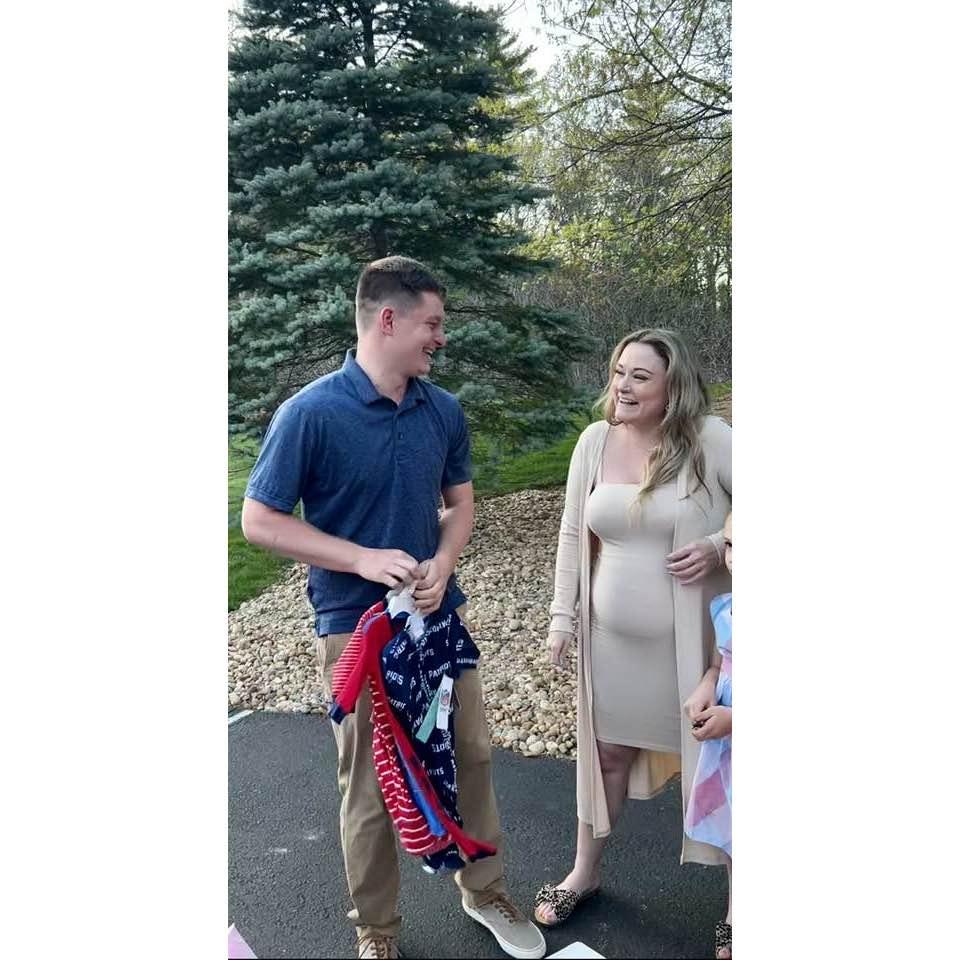Finding out we were having a boy!
