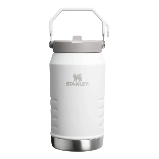 Stanley 64oz IceFlow Flip Straw Jug - Frost: Stainless Steel Drinkware