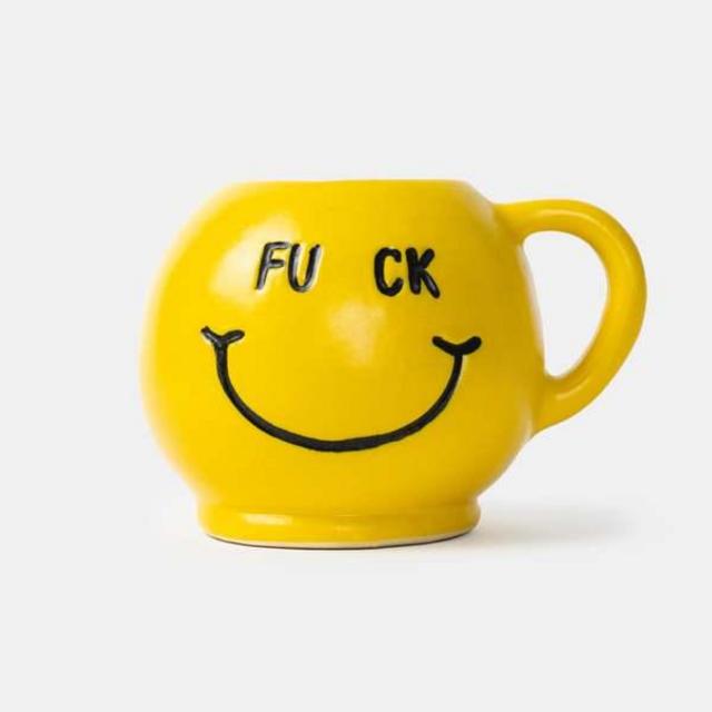 FUCK Ceramic Mug - Yellow