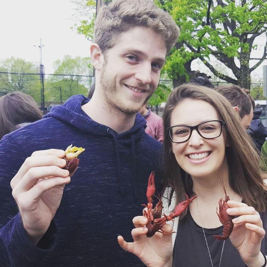 At a crawfish boil in Cambridge, MA sometime in 2017.