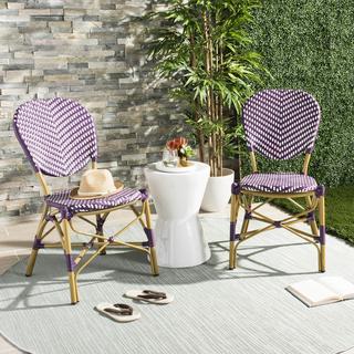 Lisbeth Stacking Outdoor Side Chair, Set of 2