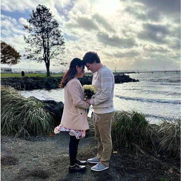 We got married in Marina Beach