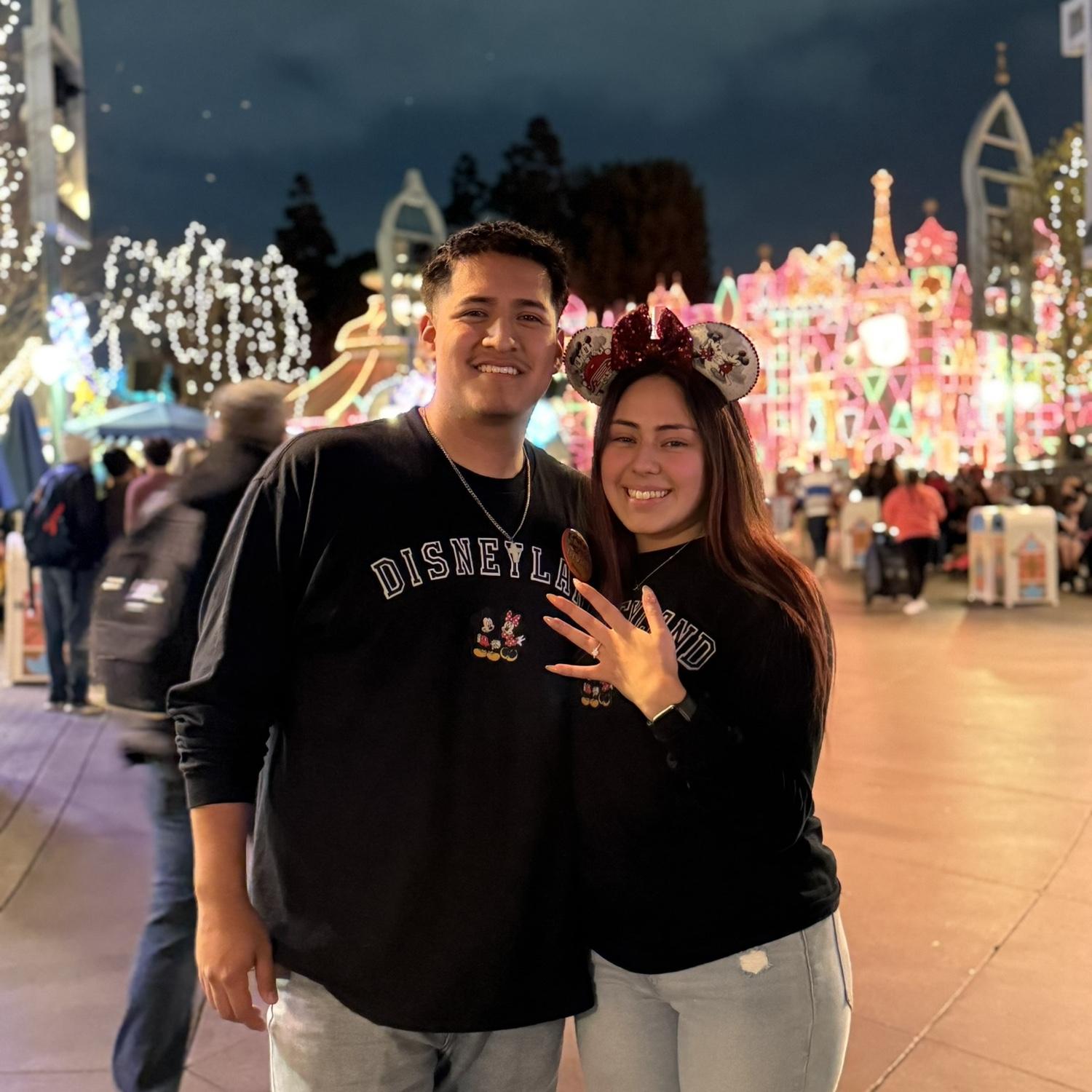 Moments after he proposed!💍