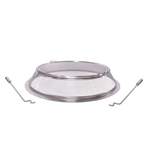 Solo Stove Stainless Steel Yukon Fire Pit Spark Screen with guilds Shield Protector Mesh Protective Spark Screen for Backyard and Outdoor fire pits Stops Hot Embers