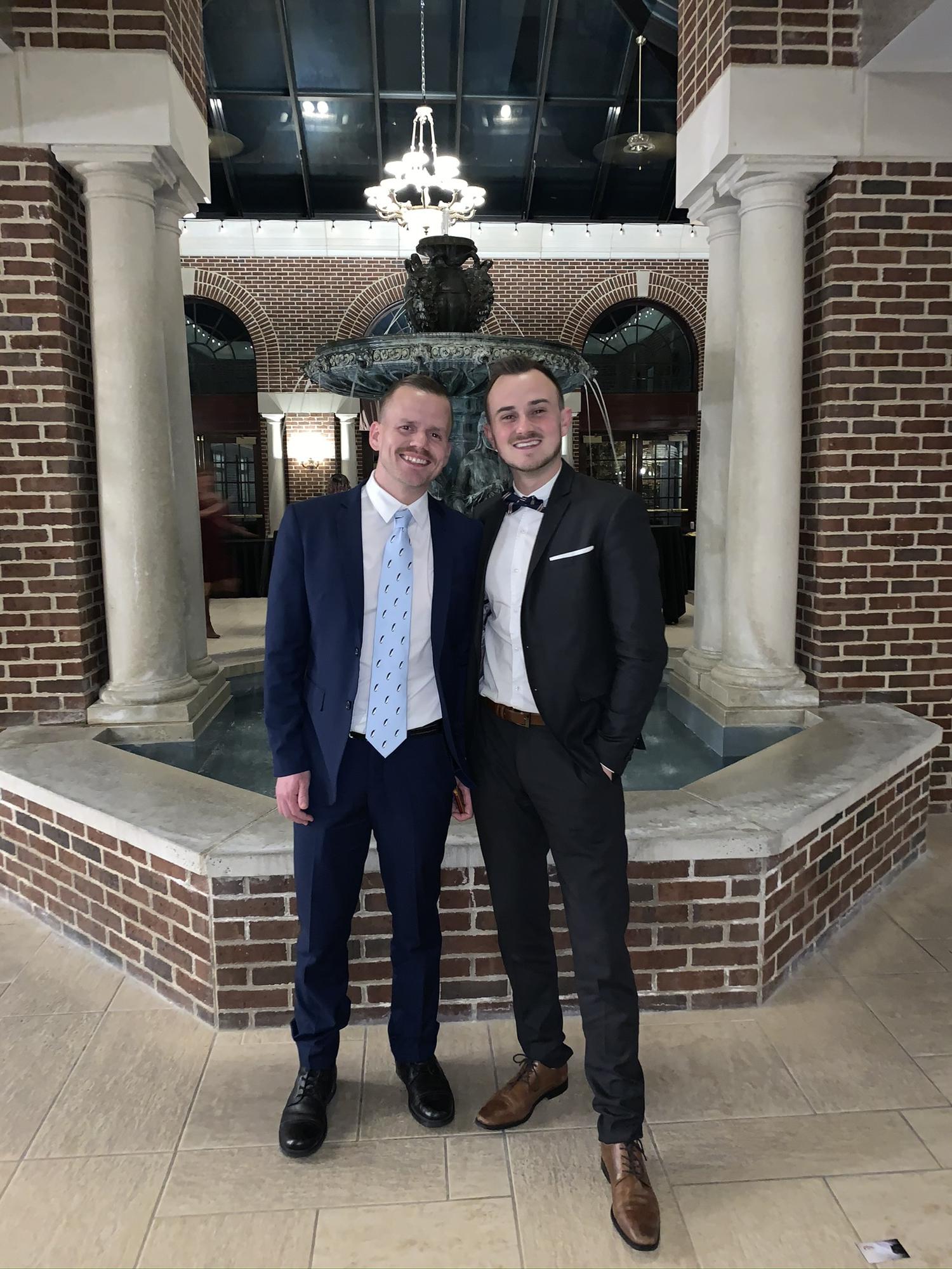 Our handsome Grooms at an event raising money for children with cancer their families.