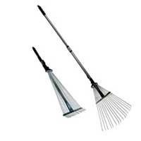 Omni Products Premium Professional Heavy Duty Steel Telescopic Adjustable Foldable Garden Rake [1pc]