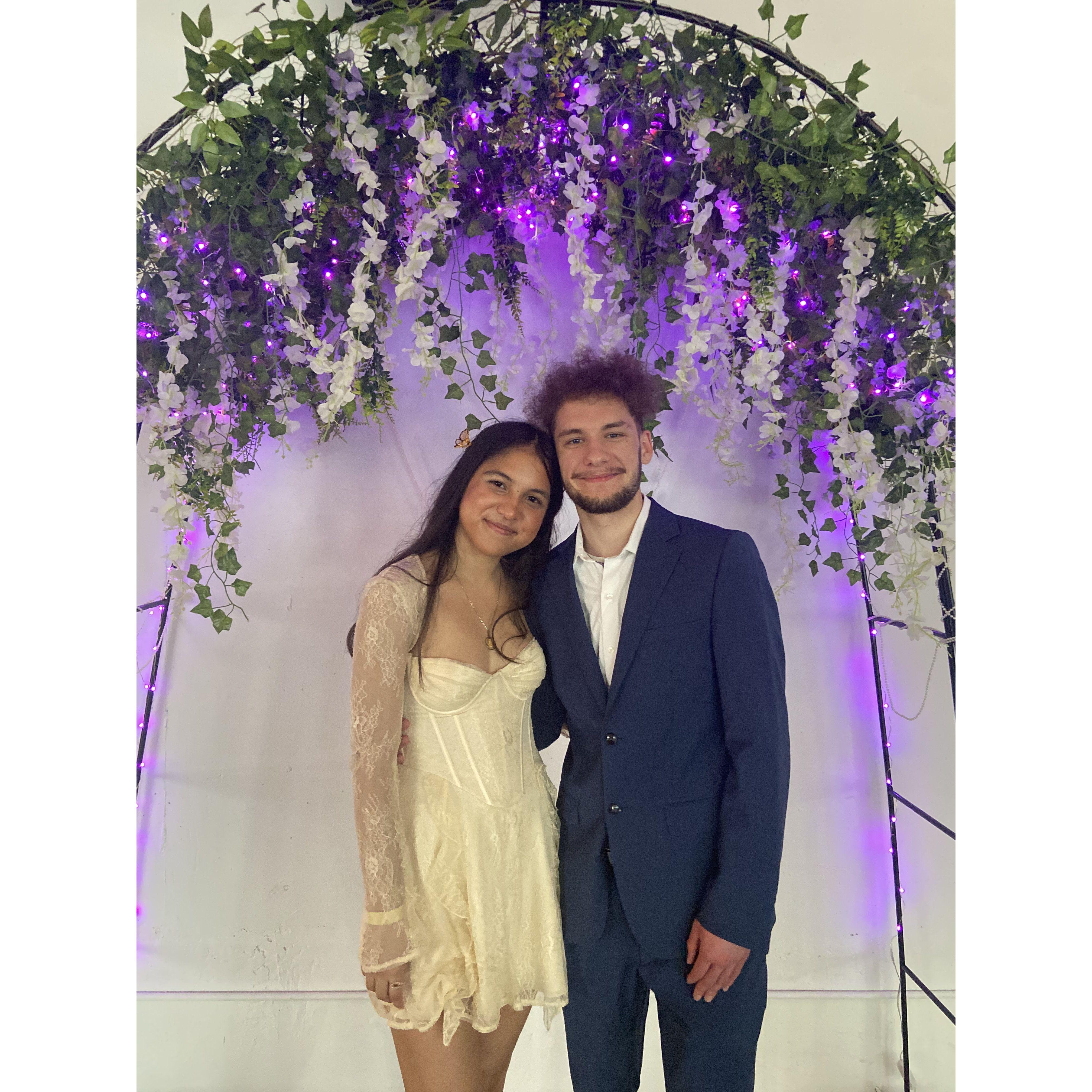 All Hall Ball 2023 the first outing as a couple