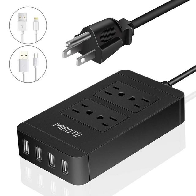 MIBOTE Travel Power Strip