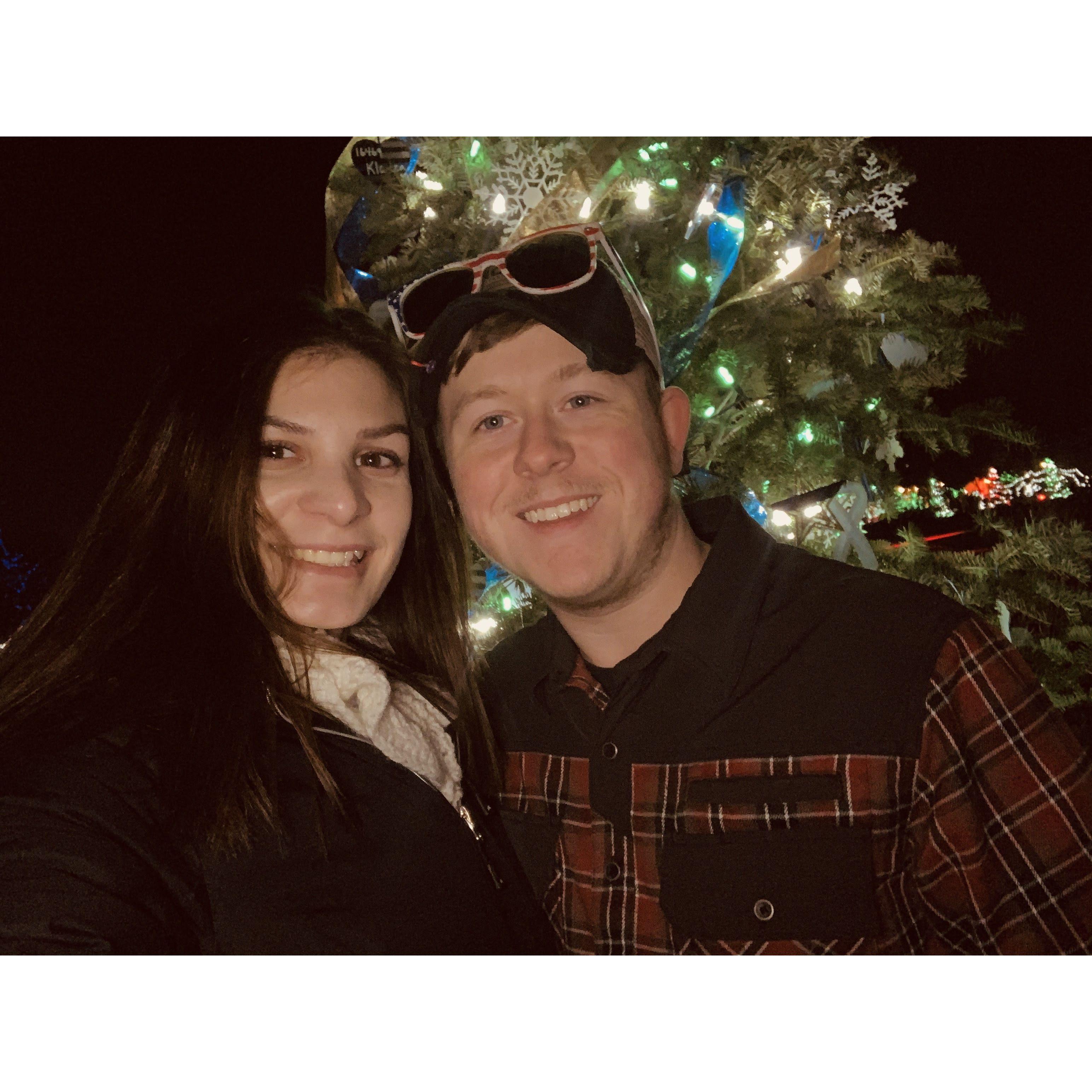 Frist time seeing the Zoo Lights together