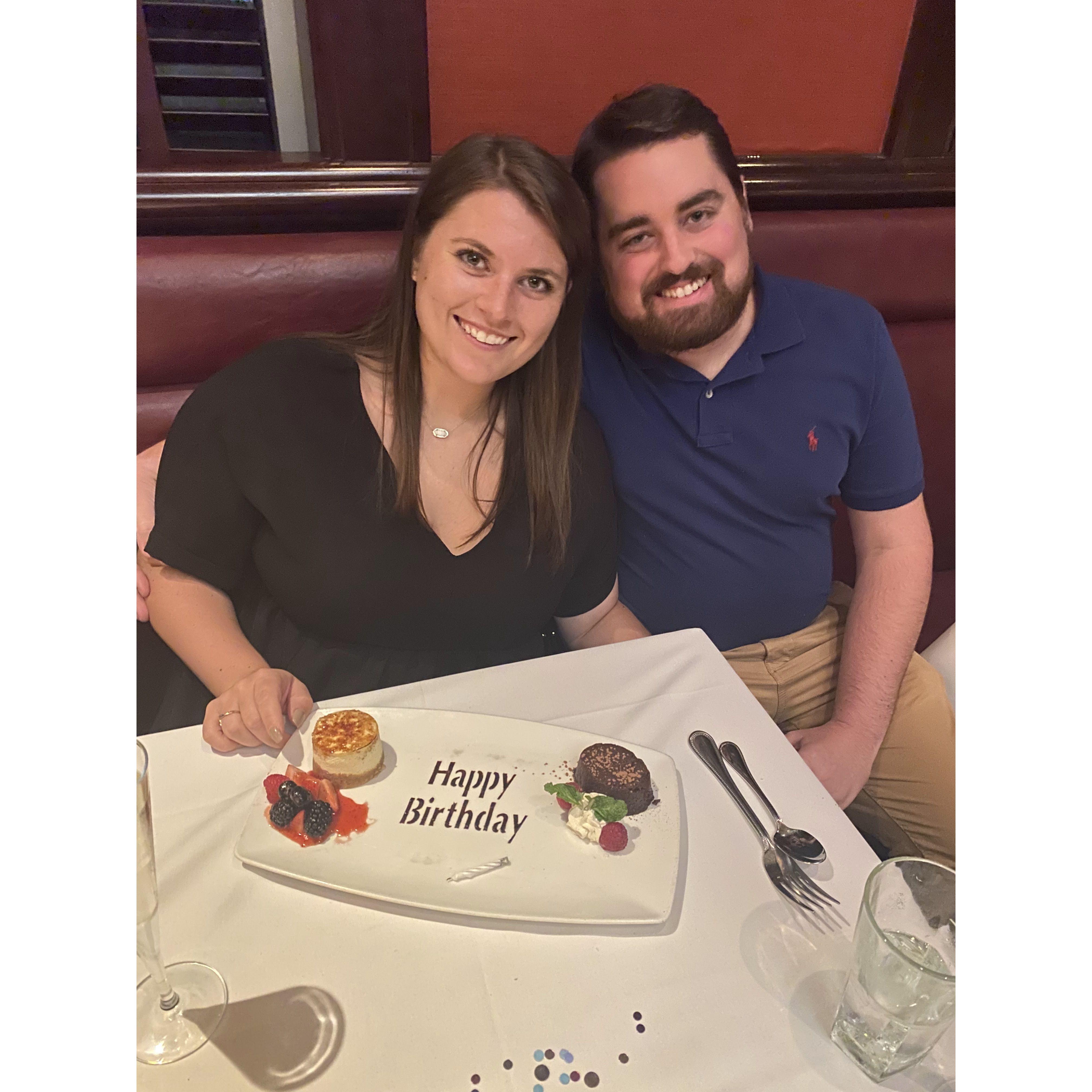 Emmas 23rd Birthday at Capital Grille