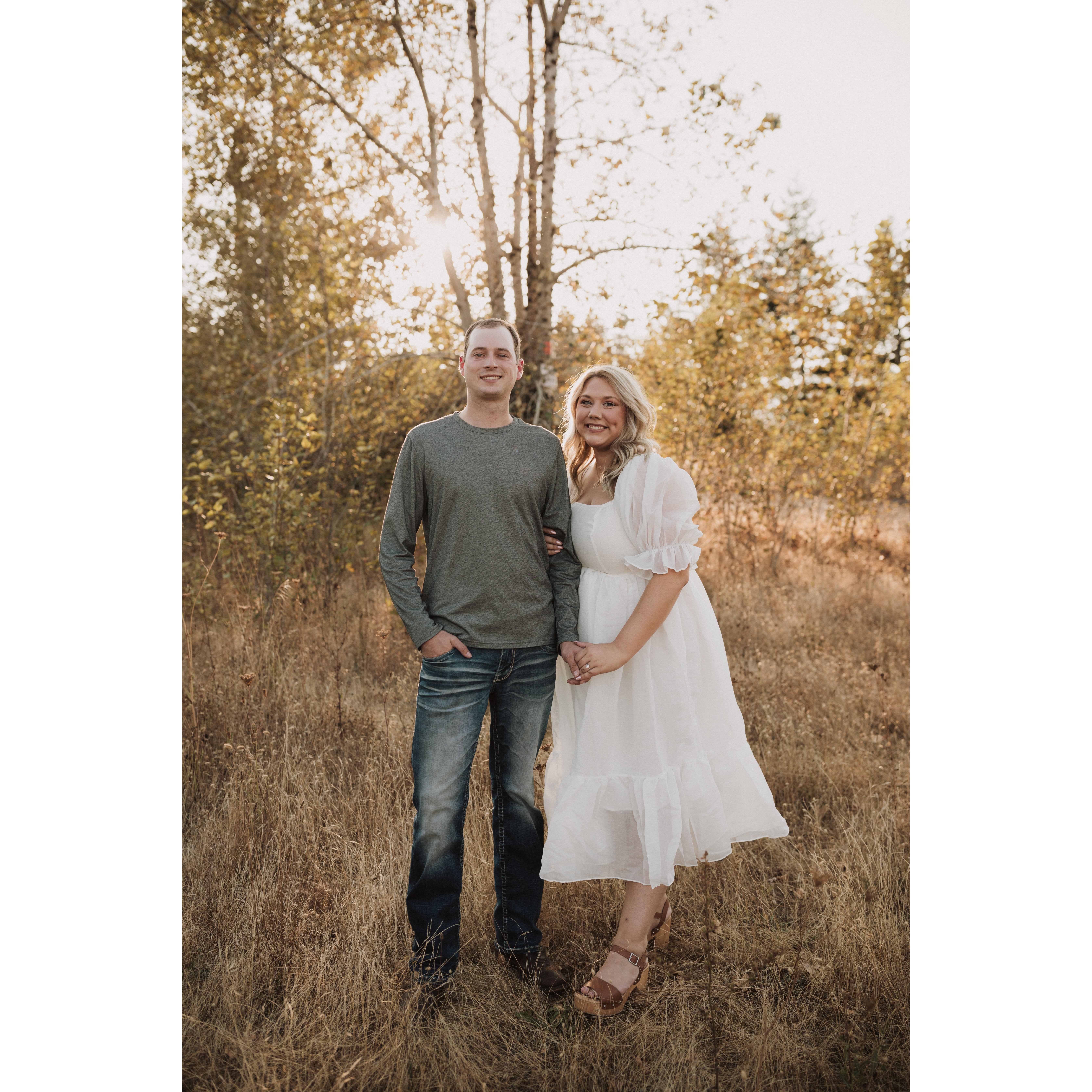 Our engagement photos we got done in Oregon!