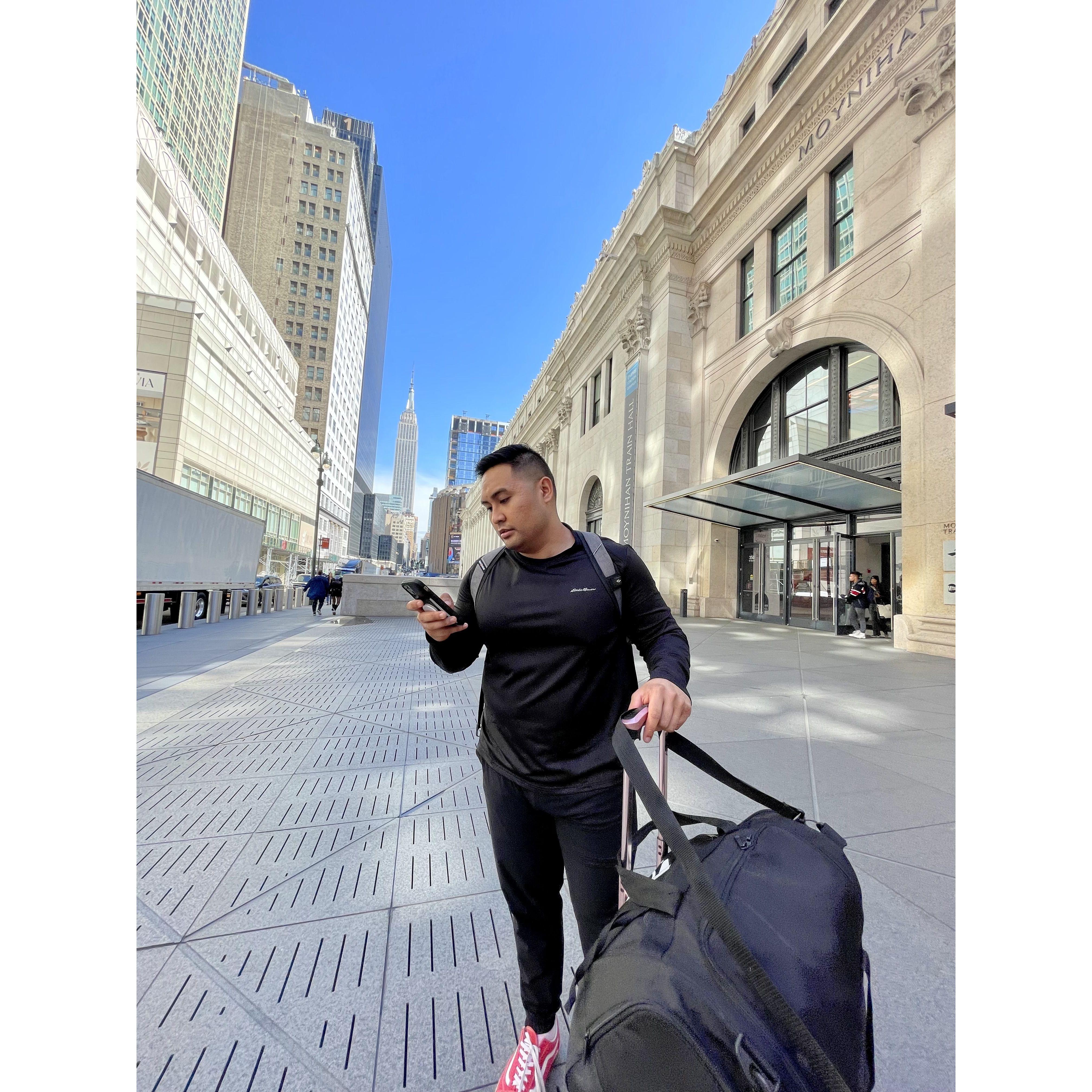 our first new york trip together