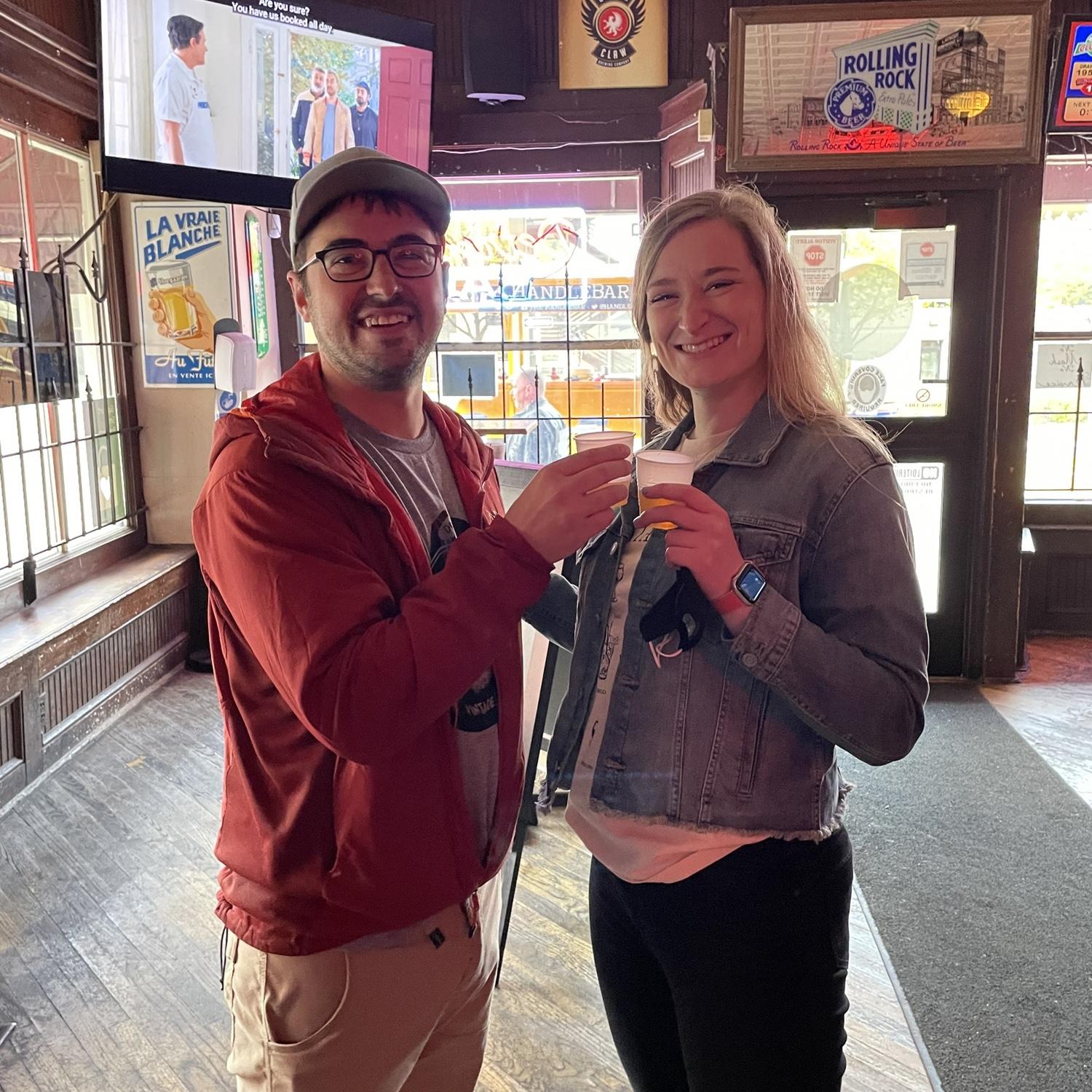 Charlie's 30th birthday pedal bar celebration; May 2021