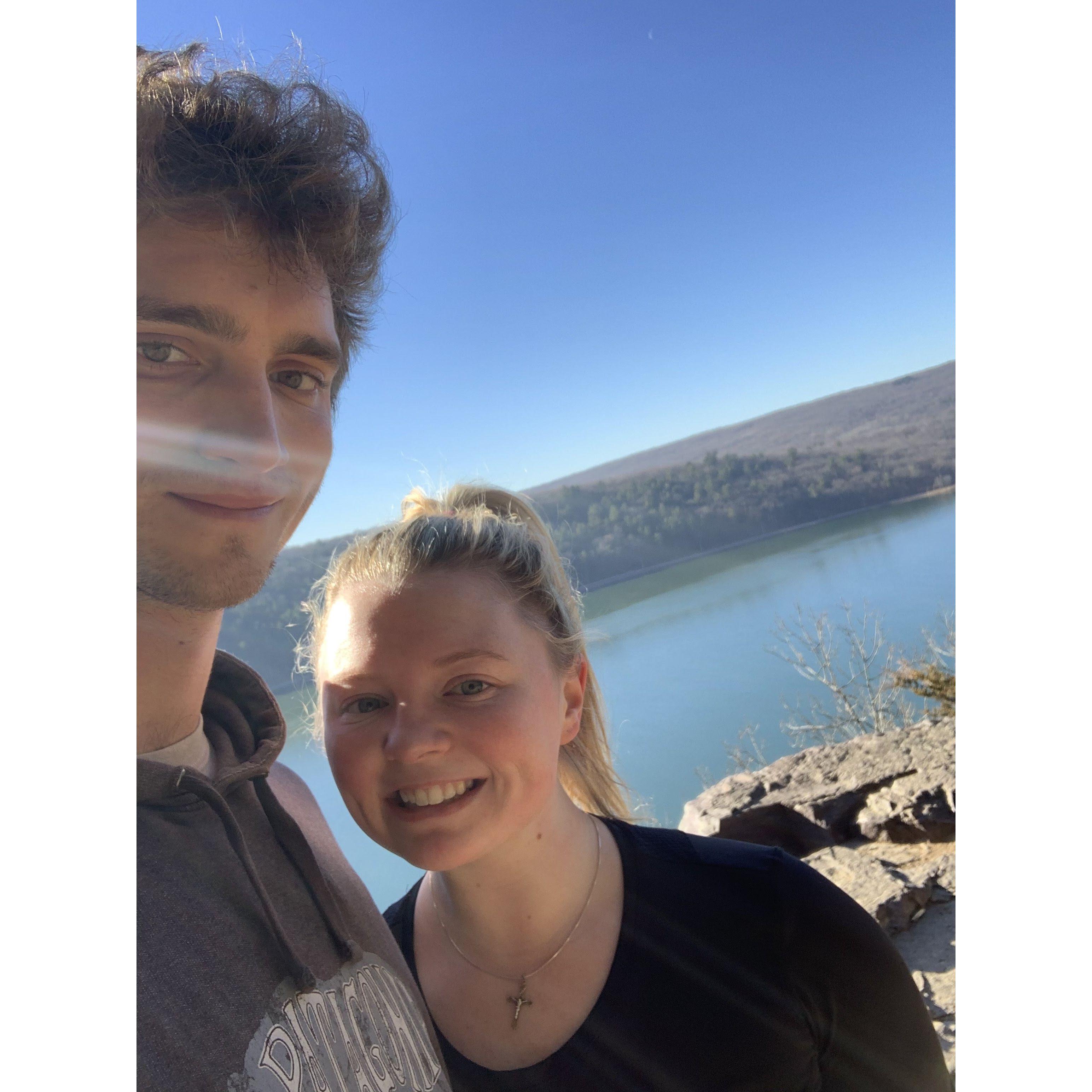 First time I visited Wisconsin. Up at Devil's Lake which is where we got engaged nearly 4 years later!