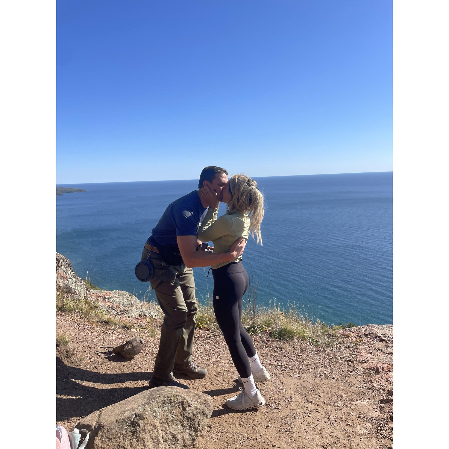 The day we got engaged :) The best surprise.