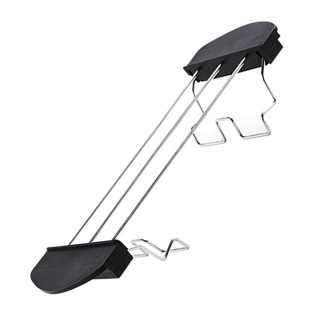 Cabilock Toast Rack Stainless Steel Grilling Rack Holder Toast Bread Toaster Holder Rack for BBQ Outdoor Hiking Picnic Camping Fishing Black 26X9. 2CM