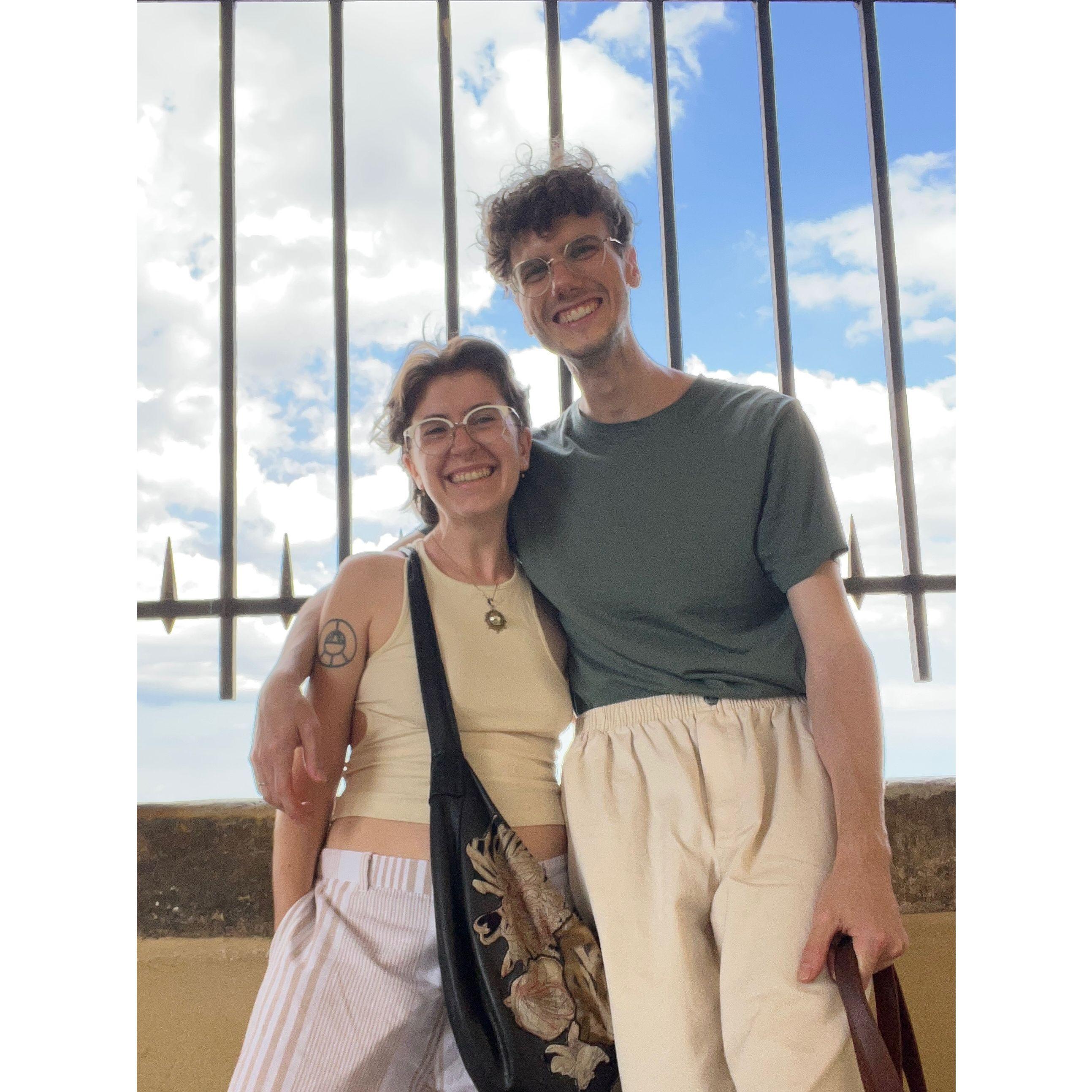 on top of prague castle