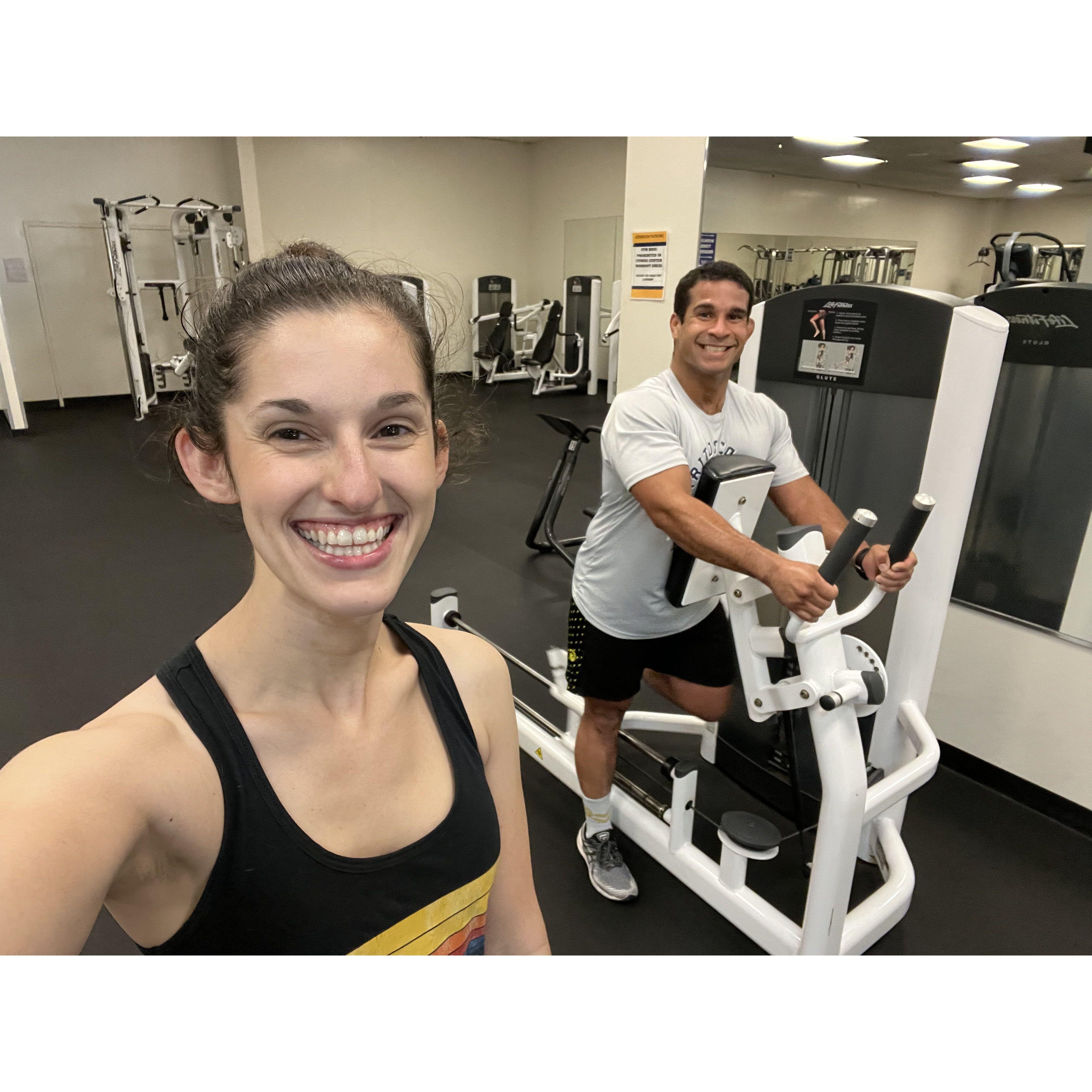 Couples who lift together...