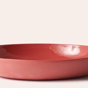 Mud Pebble Bowl Large in Red