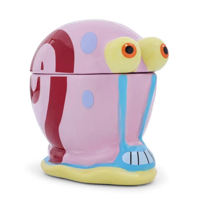 Silver Buffalo Nickelodeon SpongeBob SquarePants Gary Sculpted Ceramic Snack Jar