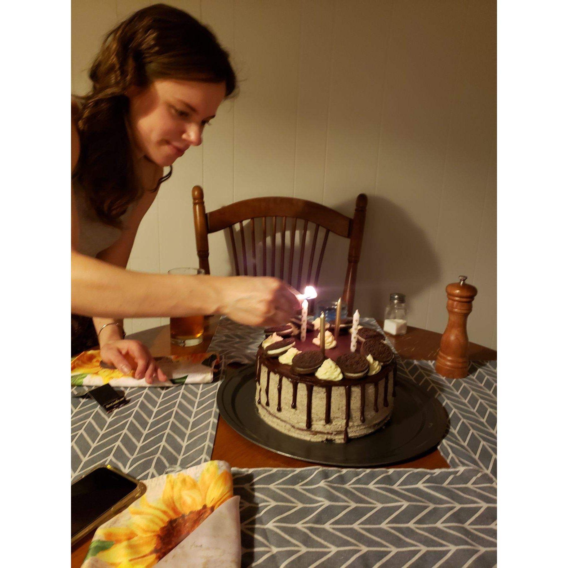 Jon's oreo birthday cake