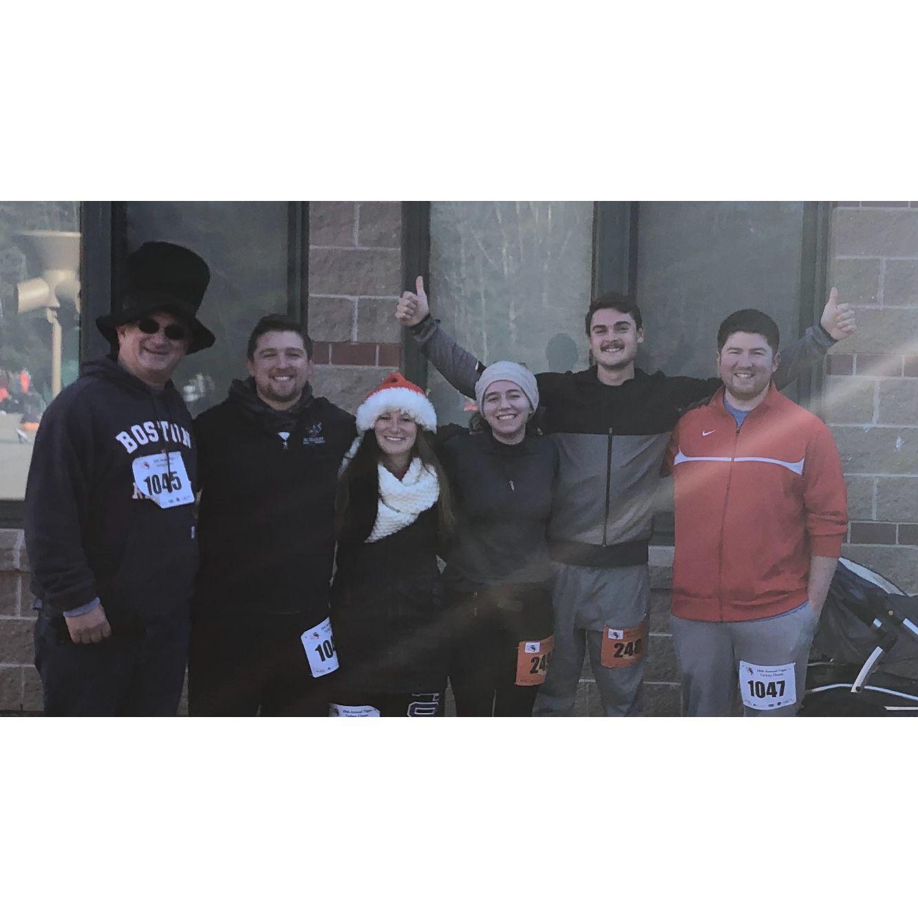 The first Turkey Trot with Nick!