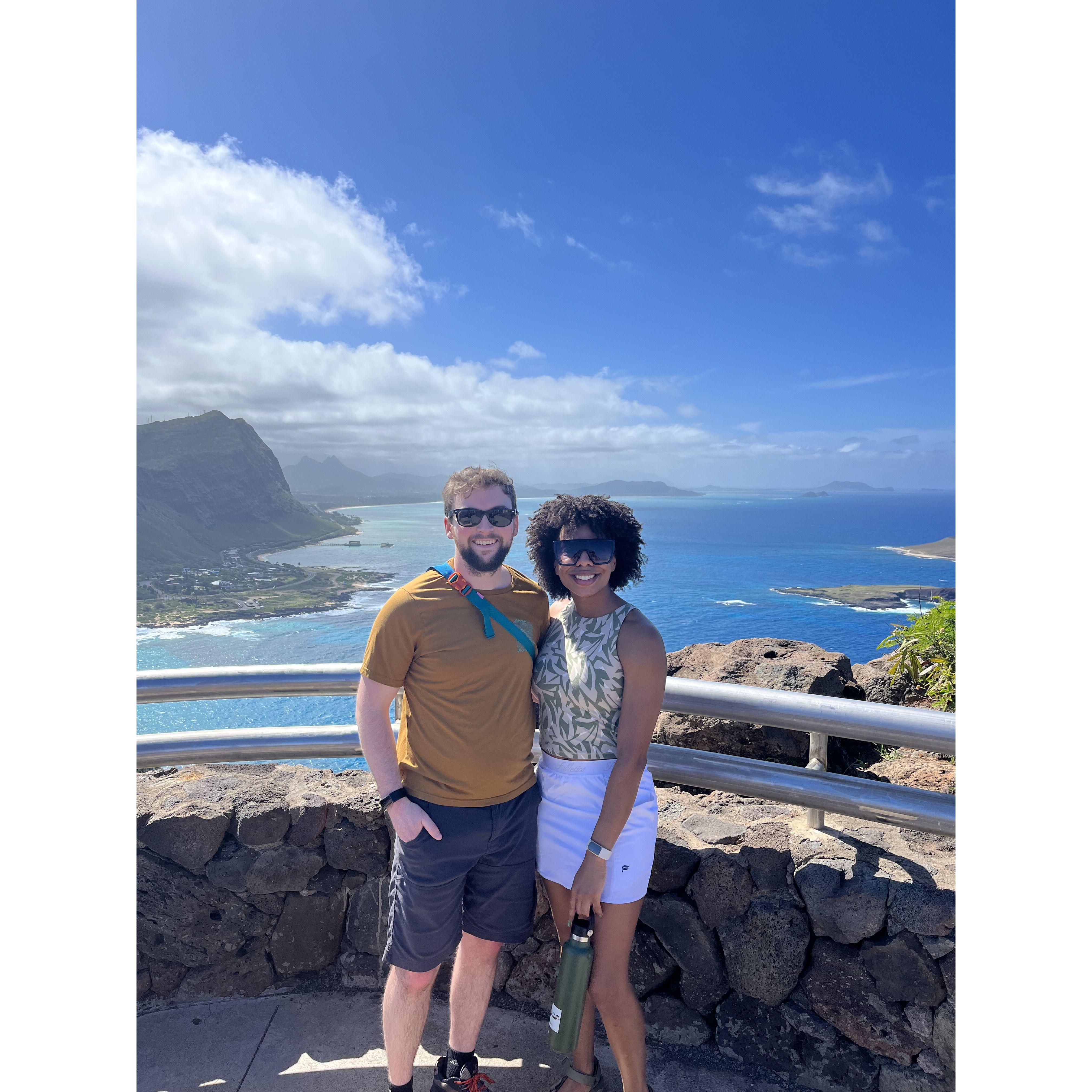 A day hike in Honolulu, HI.