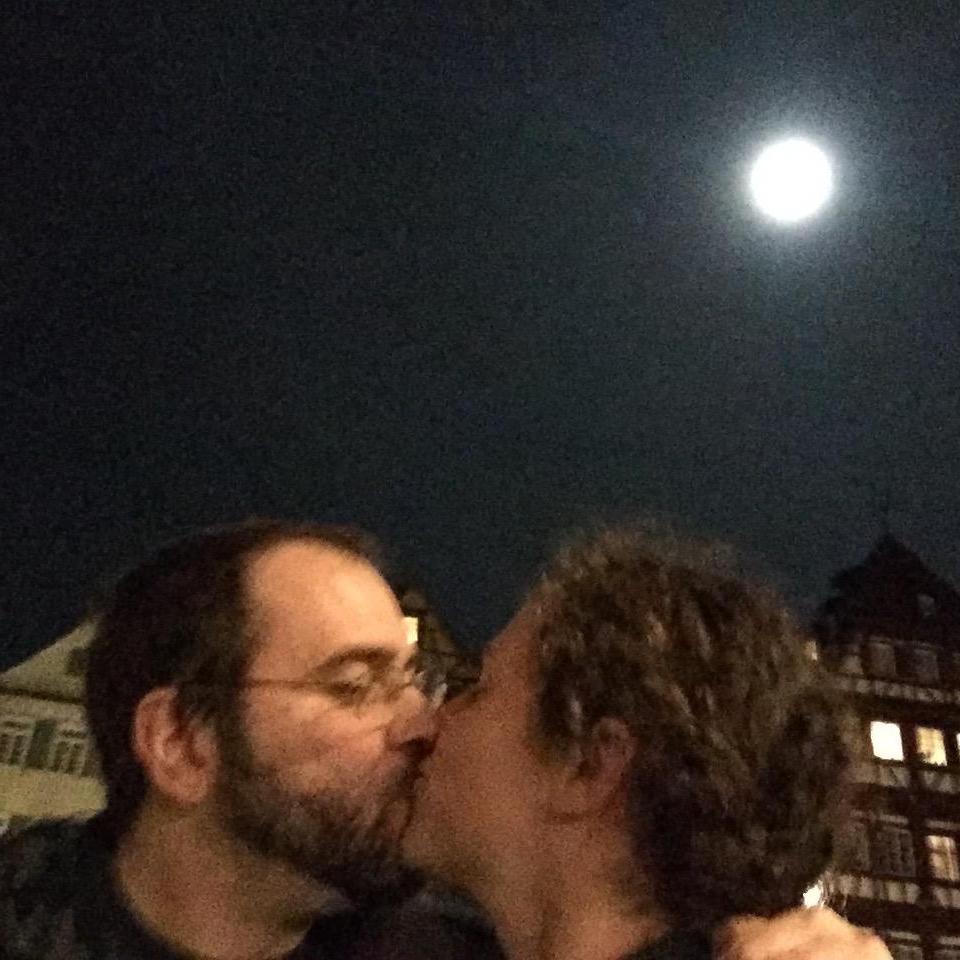 Full Moon over Tubingen, March 2017.