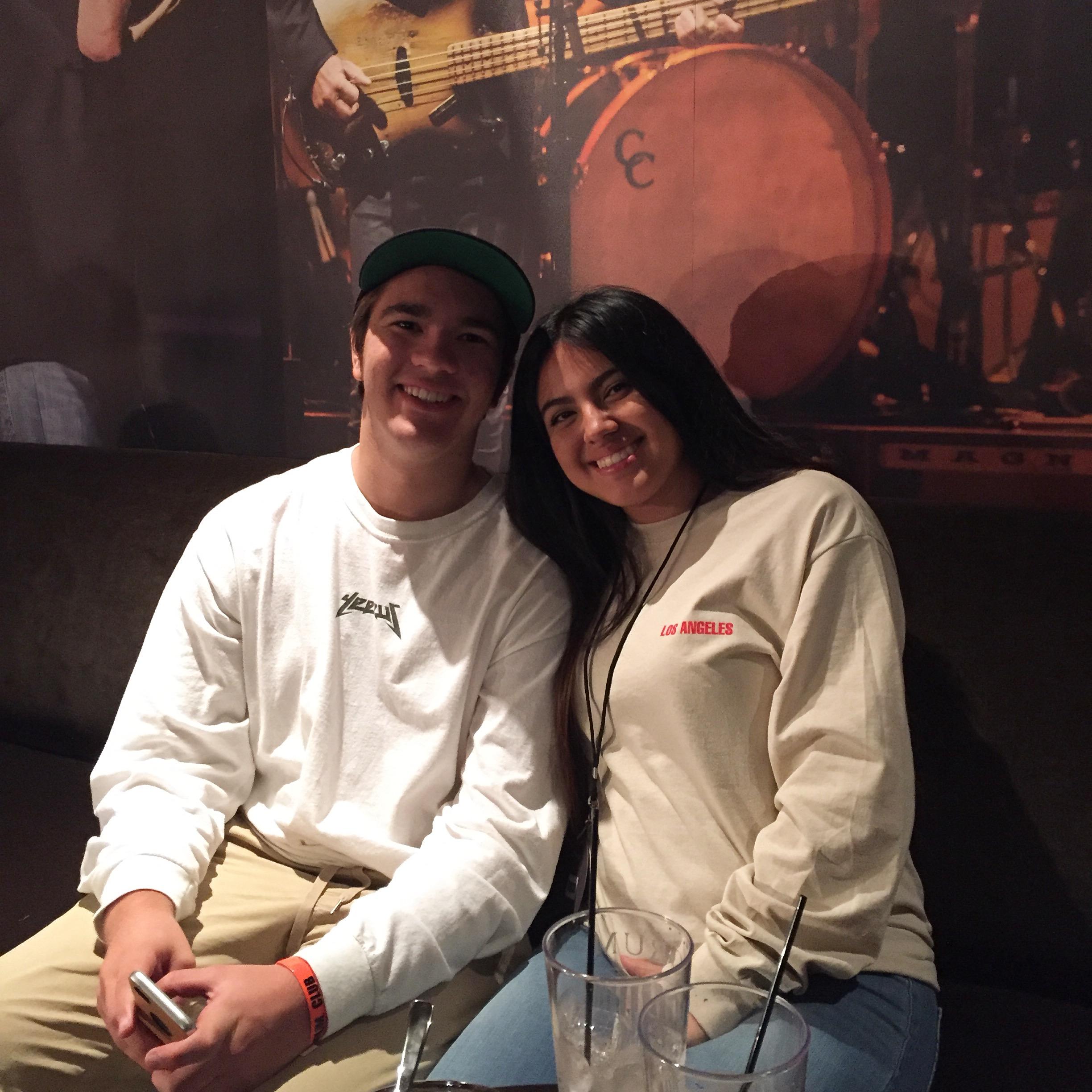 We have been to a TON of concerts together over the years! This is us at The Forum to see Kanye West. Definitely in our top 5 concerts!
