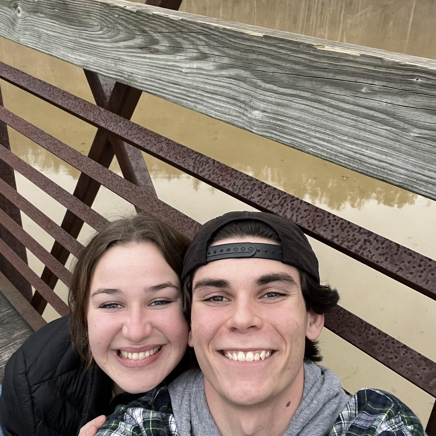 February 2023 - Our first Valentines Day together! Will surprised Addi with a picnic on a bridge.
