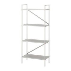 DRAGET				Shelf unit, light gray