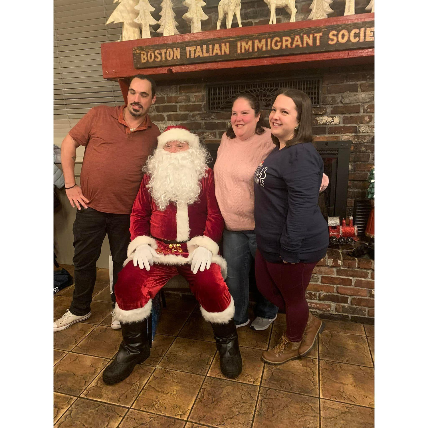 Us with Colleen at the Cookie Swap