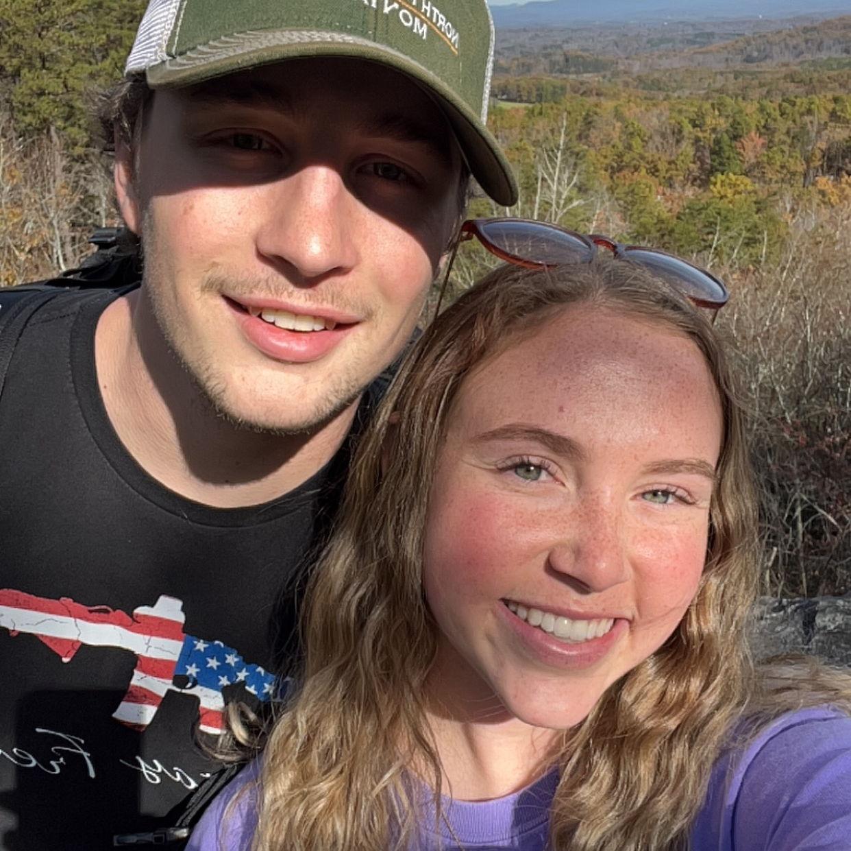 Hiking Hanging Rock with Shadow, November 2024