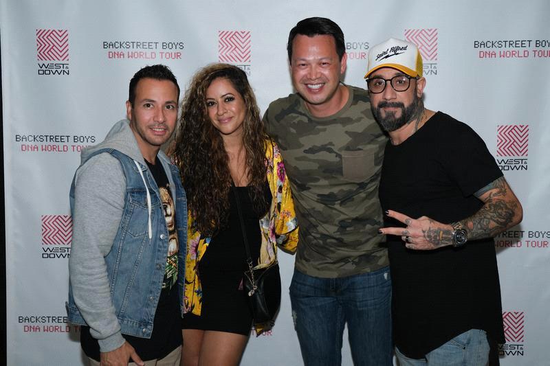 Kaz was in heaven....Vince wasn’t having a bad time either. #omg #backstreetsback