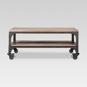 Franklin Coffee Table Wood Brown/Weathered Gray - Threshold™