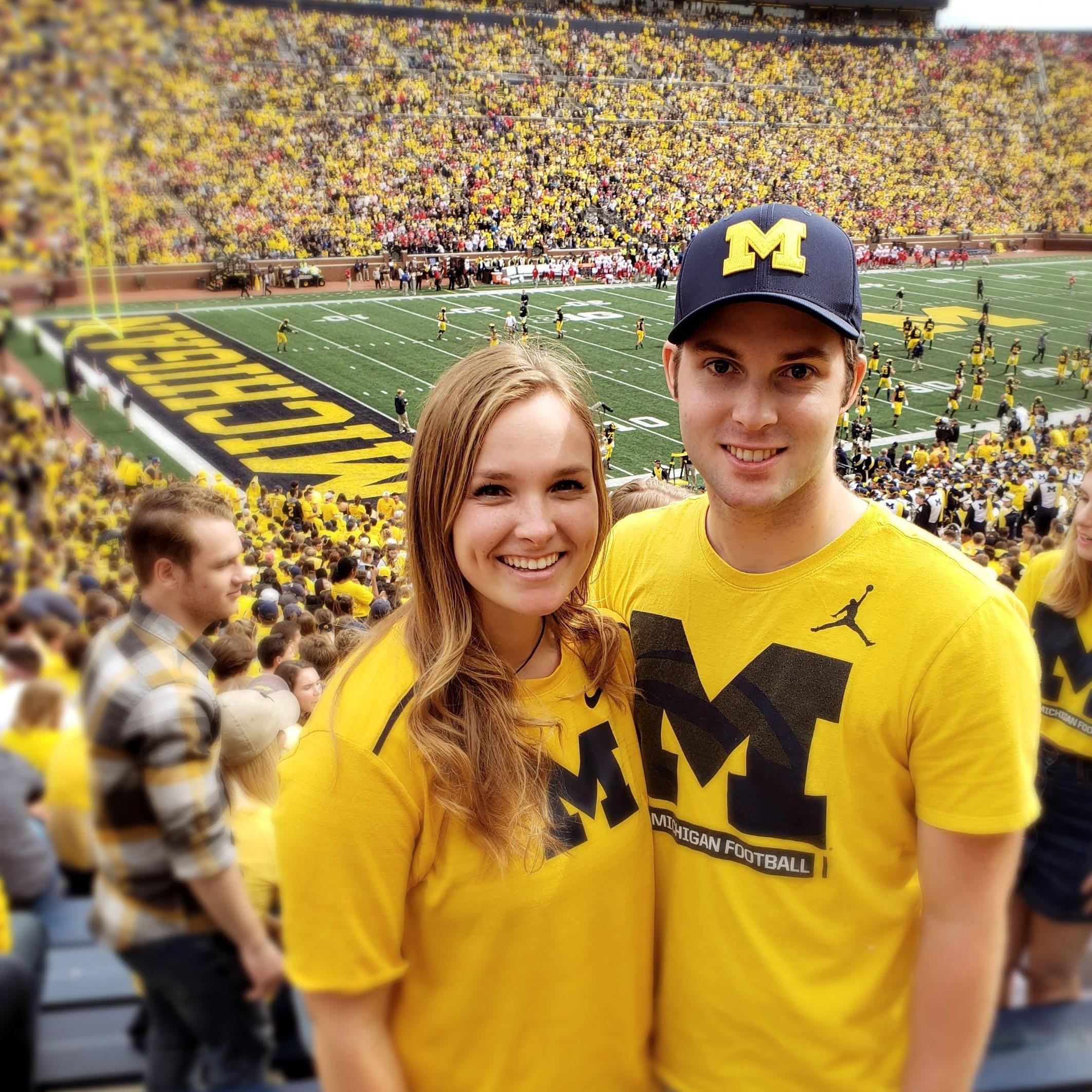 Ann Arbor, MI
Hail to the Victors! Cheering on maize and blue.