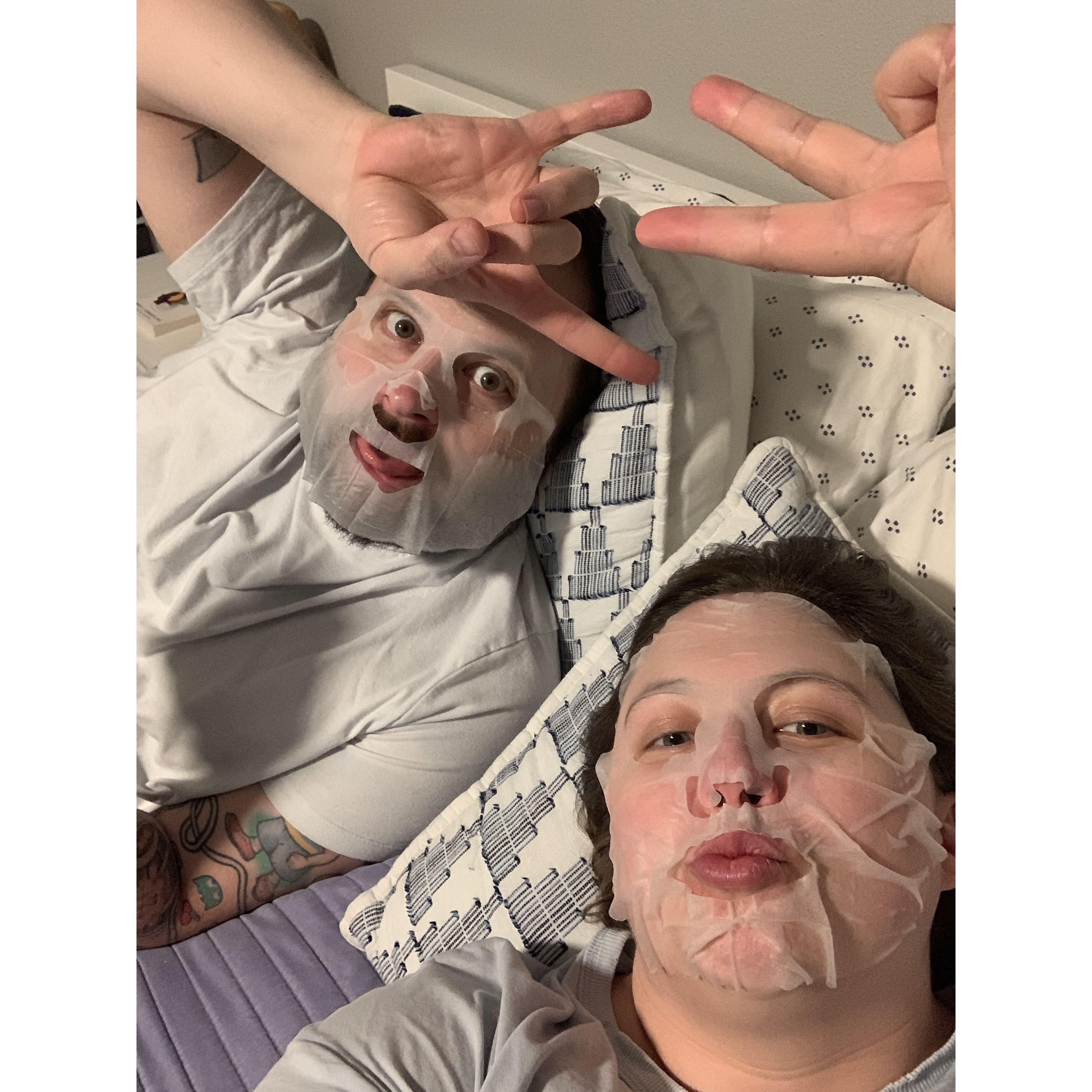 A much-needed at-home spa day