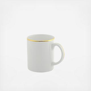 Metallic Line C-Handle Mug, Set of 6