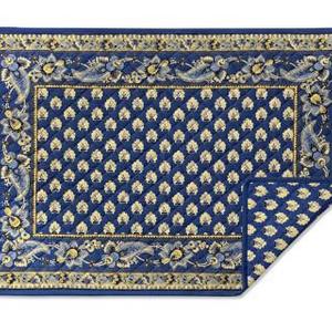 Marseille Place Mat, Set of 4, Navy Blue