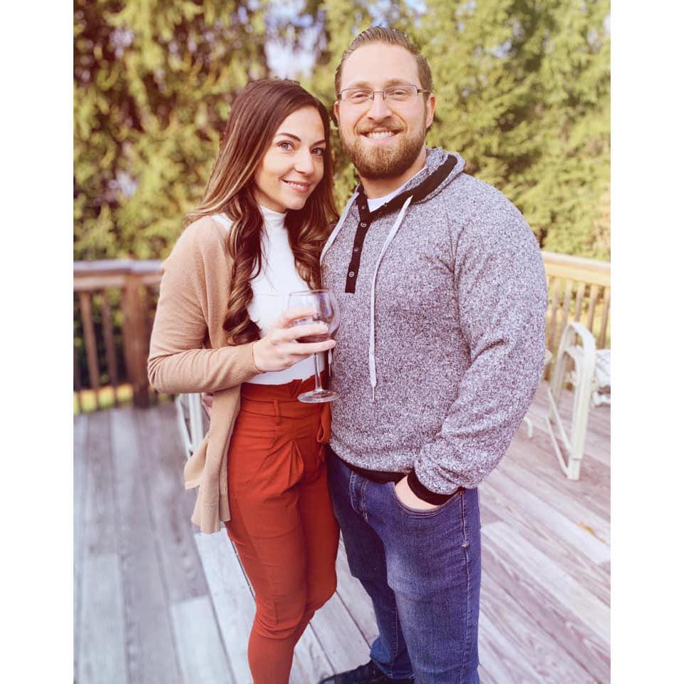 Our first Thanksgiving together at Uncle Frank & Aunt Beth's
