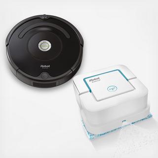 2-Piece All-In-One Robot Home Cleaning Duo