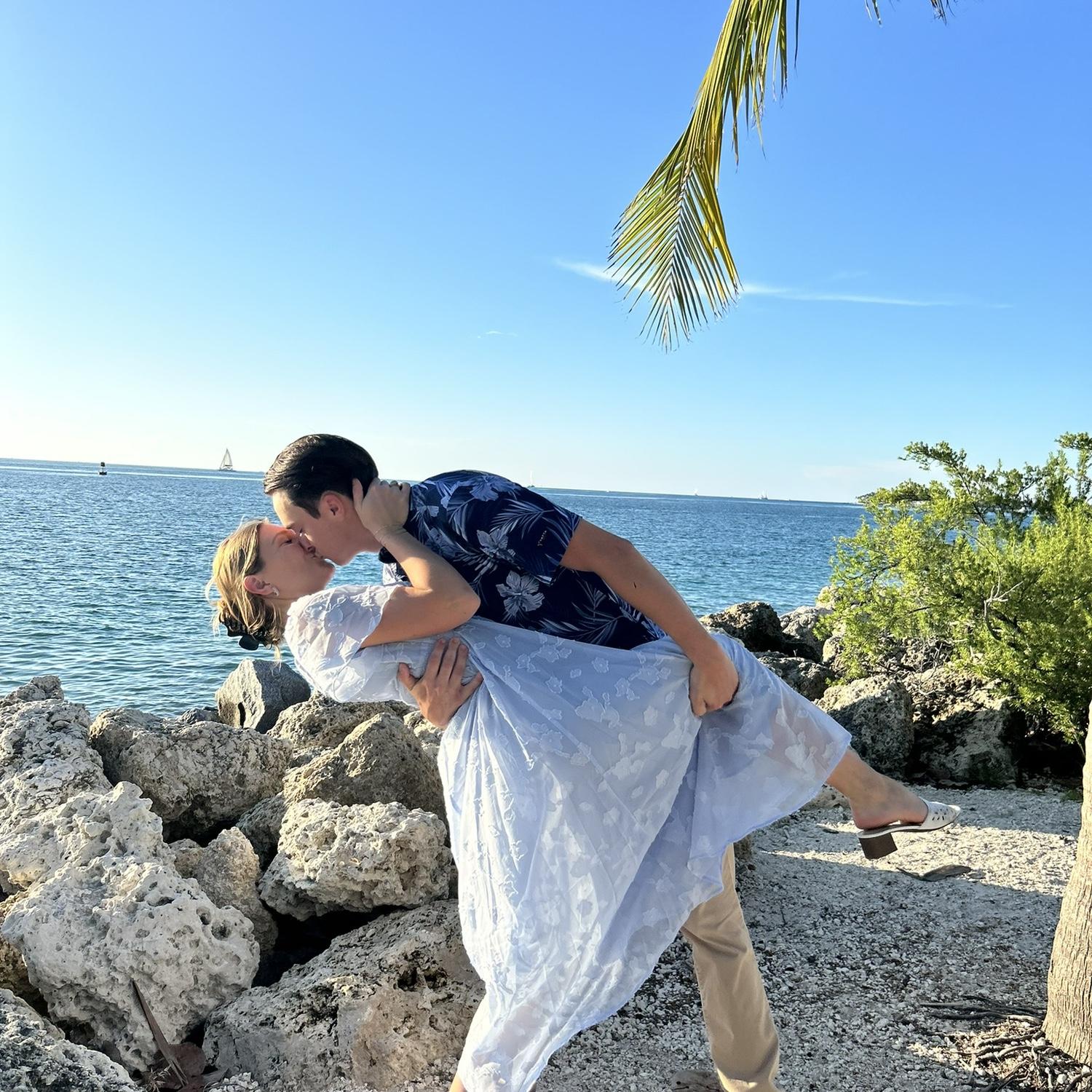 After a wedding in the Keys