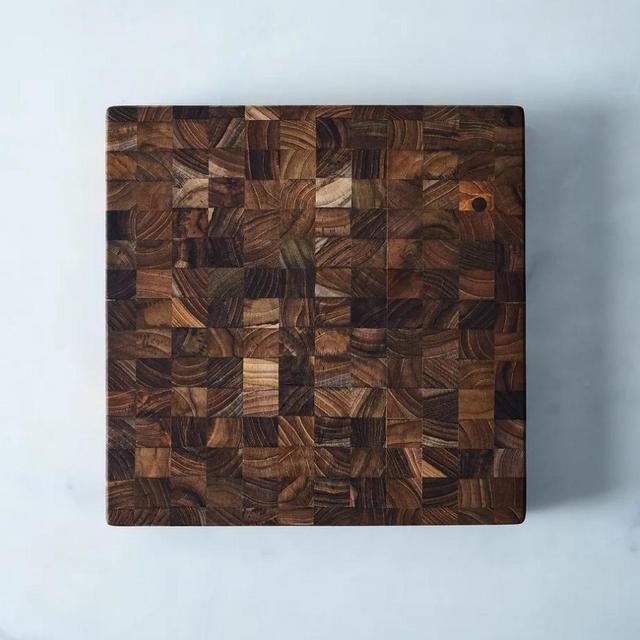 Teakhaus Teak End-Grain Cutting Board, Square